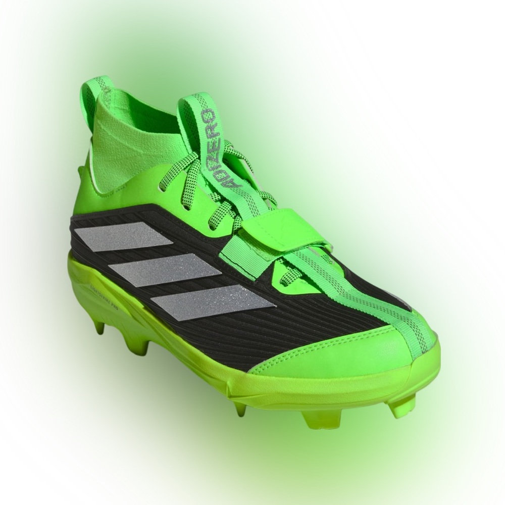 Size 10 - Adidas Adizero Edge+ Men’s Baseball Cleats IH6139 Team Solar Green NEW